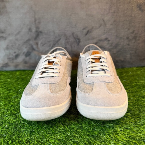 OluKai Puliki Grey Textile Suede Sneakers Shoes Mens size US M9 EUR 42 - Picture 3 of 13